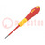 Screwdriver; insulated; slot; SL 2; 60mm; SoftFinish® electric