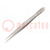 Tweezers; 120mm; Blade tip shape: rounded; universal