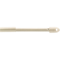 Varilla extensible redonda para visillo - Ø 7 mm / 80-135 cm - Blanco