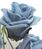 Artificial Colourfast Cottage Rose Bud Bunch - 21cm, Teal