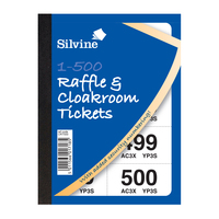 Cloakroom-Raffle Tickets Numbered 1-500