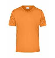 James & Nicholson Herren T-Shirt Active-V JN736 Gr. M orange