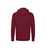 HAKRO Kapuzen-Sweatshirt Premium #601 Gr. 2XS weinrot