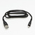 Logo USB kabel (2.0), USB A M - Apple Lightning M, 1m, MFi certifikat, 5V/2,4A, czarny, box, oplot nylonowy, aluminiowa osłona złą