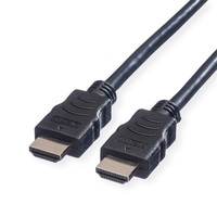 VALUE Kábel HDMI + Ethernet, A-A, M/M, black, 2m