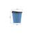 Coffee mug "ToGo", 0.2 l, comfortable blue /black