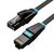 FLAT UTP CATEGORY 6 NETWORK CABLE VENTION IBJBV 40M BLACK