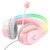 Słuchawki gamingowe X26 różowe (przewodowe)