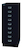 Bisley MultiDrawer™, 39er Serie mit Sockel, DIN A3, 9 Schubladen, schwarz