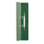 Einhängeheftrücken, ohne Heftfalz, Lochung ungeöst, Manilakarton, grün