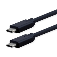 ROLINE 11.02.9076-10 cable USB USB 3.2 Gen 2x2 1 m USB C Negro