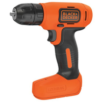 Black & Decker BDCD8 taladro 400 RPM Sin llave Negro, Naranja