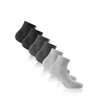 Rohner Sneaker Plus Unisex Crew-Socken Grau 3 Paar(e)