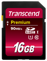 Transcend 16GB SDHC Class 10 UHS-I NAND