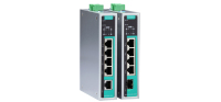 Moxa EDS-G205A-4PoE Unmanaged L2 Gigabit Ethernet (10/100/1000) Power over Ethernet (PoE) Schwarz