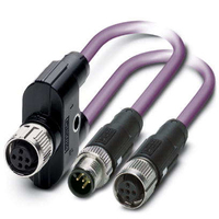 Phoenix 1436013 signal cable 0.3 m Violet