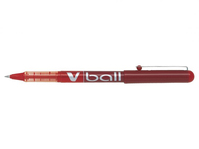 Pilot V-Ball Bolígrafo cilíndrico Rojo 1 pieza(s)