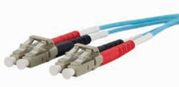 METZ CONNECT 151J1JOJO10E kabel optyczny 1 m 2x LC OM3 Kolor Aqua