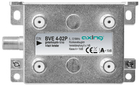 Axing BVE 4-02P Divisor de señal para cable coaxial Gris