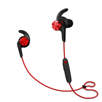 1More E1018 Headset Draadloos In-ear Sporten Bluetooth Zwart, Rood