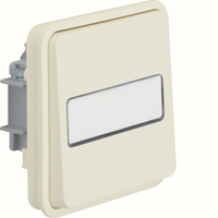 Berker 30863532 veiligheidsplaatje voor stopcontacten Wit