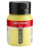 Amsterdam Standard Acrylfarbe 500 ml Gelb Flasche