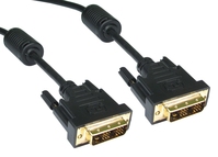 Cables Direct CDL-DV06-10M DVI cable DVI-D Black
