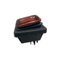 Bachmann 924.178 interruptor eléctrico Interruptor oscilante 2P Negro, Rojo