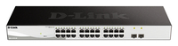 D-Link DGS-1210-26 hálózati kapcsoló Vezérelt L2 Gigabit Ethernet (10/100/1000) 1U Fekete, Szürke