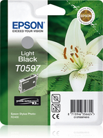 Epson inktpatroon Light Black T0597 Ultra Chrome K3