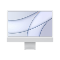 Apple iMac Apple M M1 61 cm (24") 4480 x 2520 Pixel All-in-One-PC 8 GB 512 GB SSD macOS Big Sur Wi-Fi 6 (802.11ax) Silber