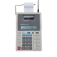 MAUL MPP 32 calculator Desktop Rekenmachine met printer Grijs, Wit