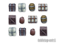 Tabletop-Art Boxes and Barrels - Set 1