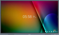 Viewsonic IFP7533-G Signage-Display Interaktiver Flachbildschirm 190,5 cm (75") LCD 350 cd/m² 4K Ultra HD Schwarz Touchscreen Eingebauter Prozessor Android 11