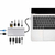 Manhattan 130660 laptop dock & poortreplicator Bedraad USB 3.2 Gen 1 (3.1 Gen 1) Type-C Aluminium