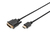 Digitus AK-330300-050-S video átalakító kábel 5 M HDMI A-típus (Standard) DVI-D Fekete