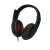 LogiLink HS0033 słuchawki/zestaw słuchawkowy Przewodowa Opaska na głowę Połączenia/muzyka Czarny, Czerwony