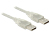 DeLOCK 3m, 2xUSB2.0-A USB Kabel USB 2.0 USB A Transparent