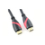 VCOM CG525-R-5.0 HDMI-Kabel 5 m HDMI Typ A (Standard) Schwarz, Rot