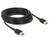 DeLOCK 85658 DisplayPort-Kabel 1 m Schwarz