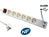 DLH MULTIPRISE SECTEUR (NF) AVEC INTERRUPTEUR - 6 PRISES ET 2 PORTS USB