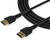 StarTech.com Cavo HDMI 2.0 certificato Premium da 1m - Cavo video HDMI con Ethernet ad alta velocità - UHD 4K 60Hz HDR - Cavo HDMI rinforzato con Fibra Aramidica - TPE - M/M - Nero