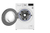 LG F4WV708P1E Waschmaschine Frontlader 8 kg 1360 RPM Weiß