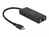 DeLOCK USB Type-C™ Adapter zu 2,5 Gigabit LAN mit USB Typ-A Buchse