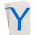 Brady TS-152.40-514-Y-BL-20 self-adhesive symbol 20 pc(s) Blue Letter