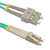 Qoltec 54351 fibre optic cable 5 m LC SC OM4 Green