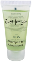 Just for You Shampoo und Spülung - 100 Stück - Maße: 7,9(H) x 3,9(B) x 2,2(T)cm