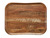 Versa Century Polyester Holzoptik Tablett 33 x 43 cm Braun Eiche von Cambro Das