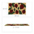 Relaxdays Fußmatte Kokos, Türvorleger mit Marienkäfern, 40 x 60 cm, rutschfest, Fußabtreter für innen & außen, natur/rot