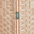 Relaxdays Paravent, 4-teilig, Raumtrenner faltbar, HxB 180x180 cm, Trennwand für innen, Papierseil, Bambusstreben, natur